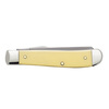 Case Cutlery Knife, Yellow Synthetic Smooth Cv Mini Trapper 00029